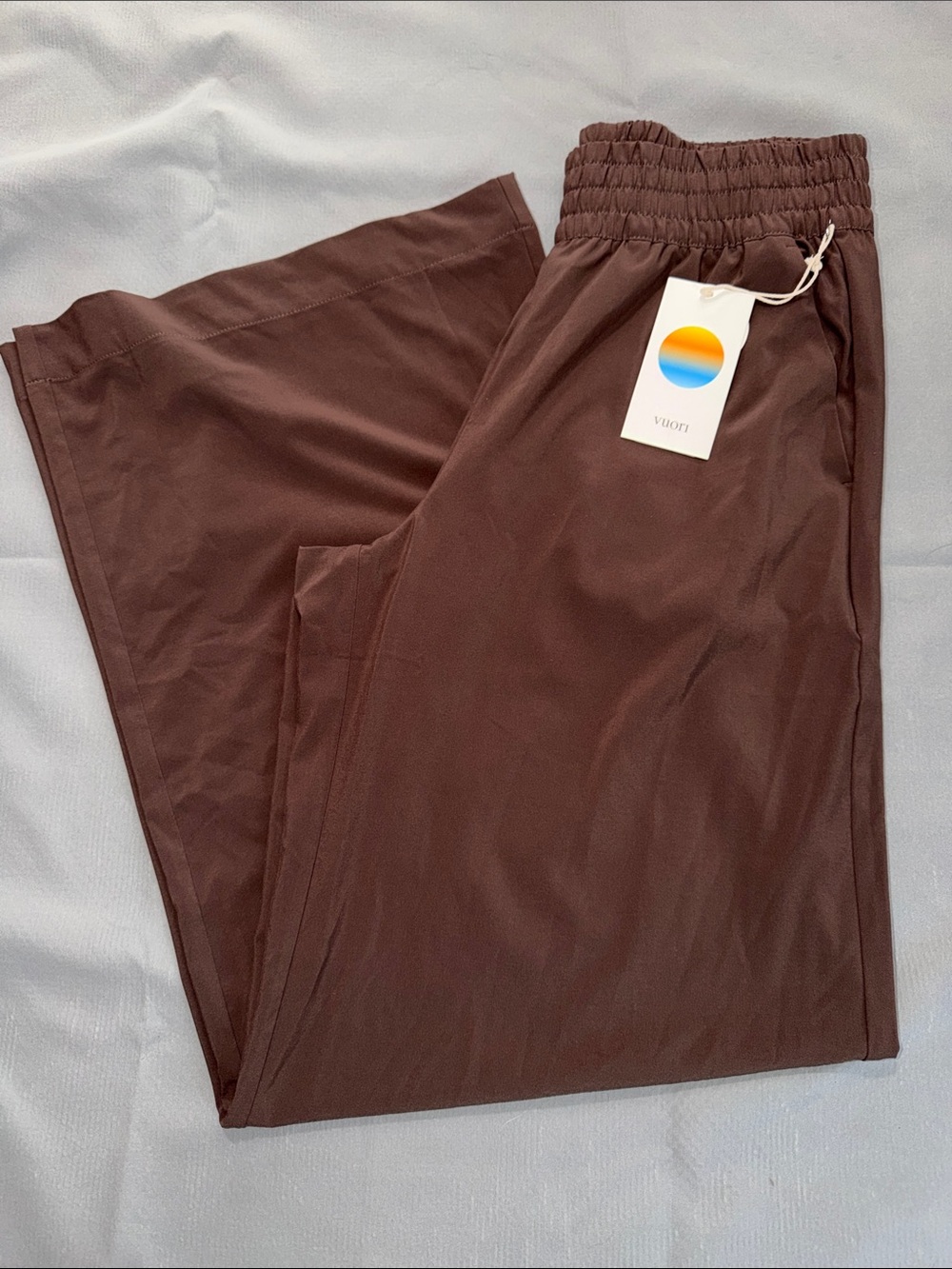 Vuori Brown Elastic-Waist Joggers